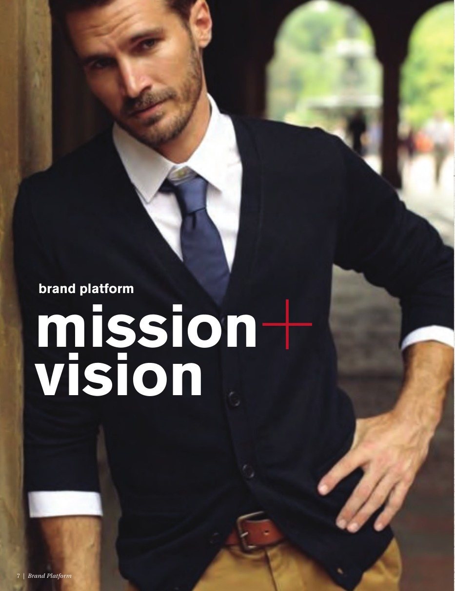 Brand platform: mission + vision