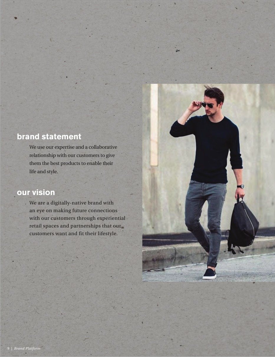 Brand statement and vision