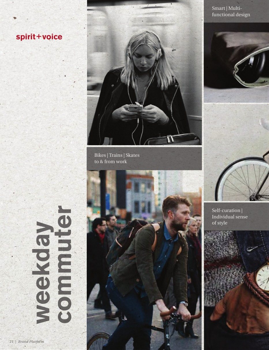 Spirit + voice: weekday commuter