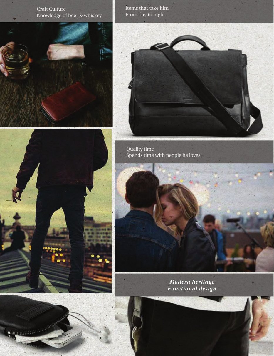 Out on the town moodboard