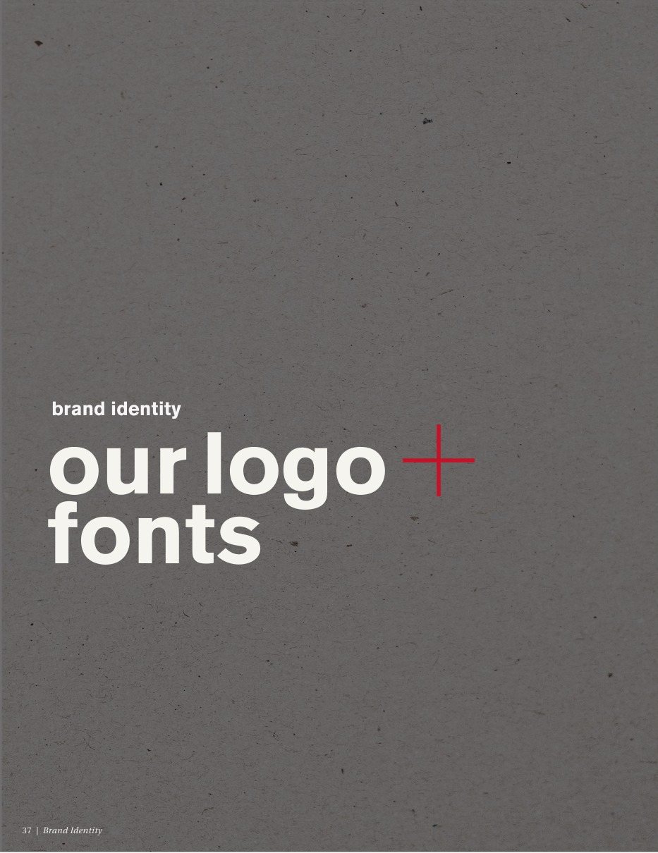 Brand identity: our logo + fonts