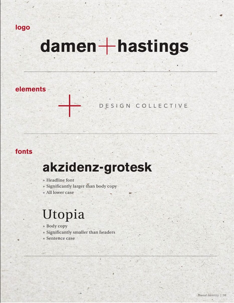 Logo, elements and fonts