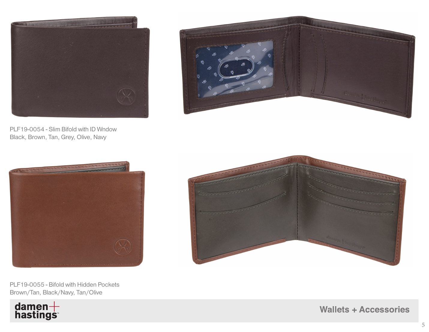 Kohl’s line list: bifolds with hidden pockets