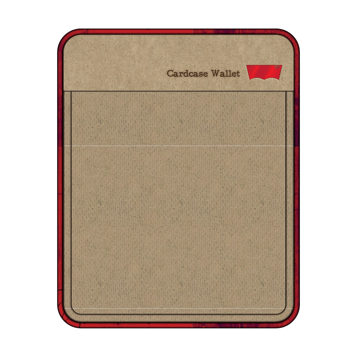Kraft card for the card case wallet