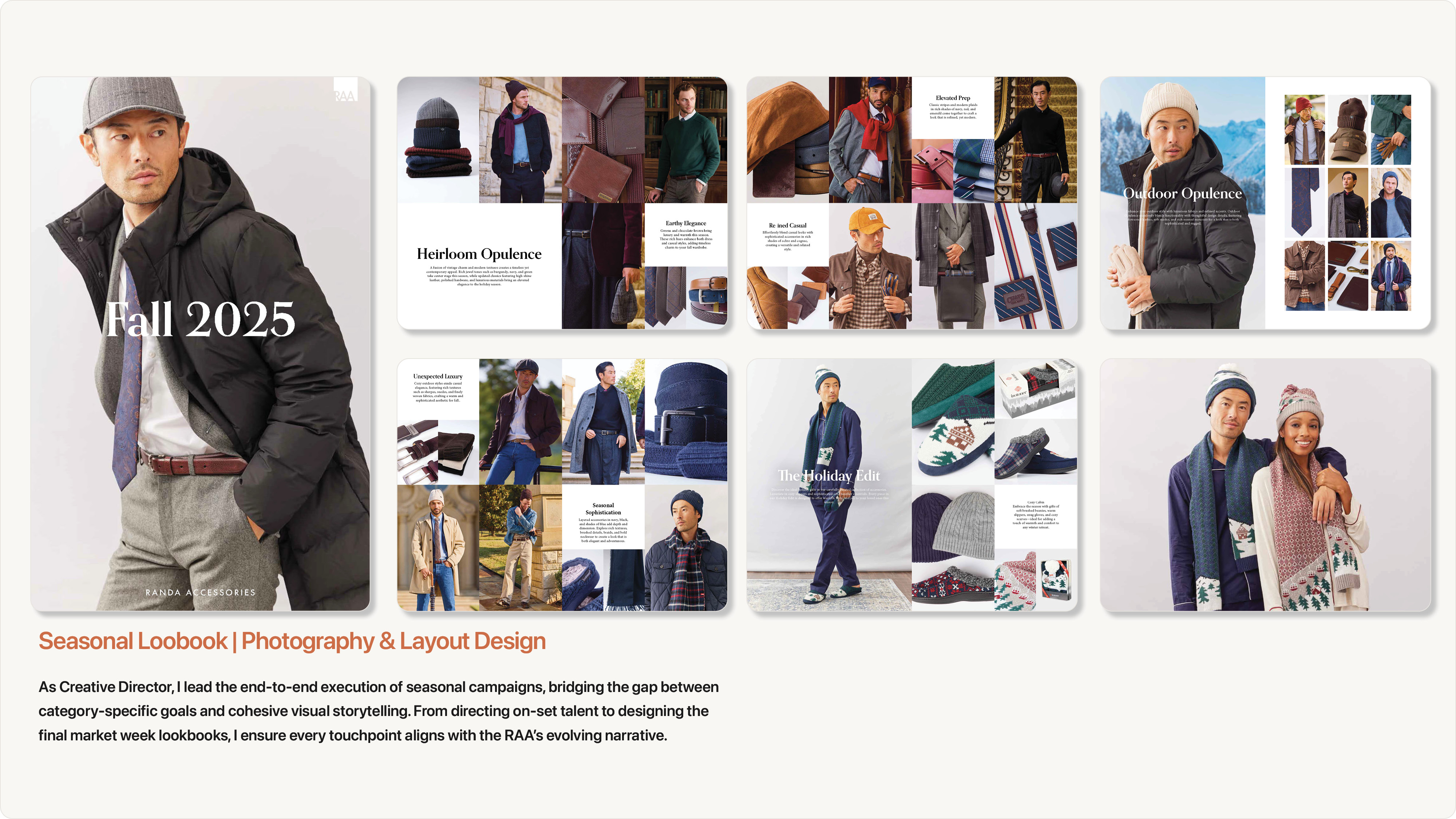 Seasonal campaign photography