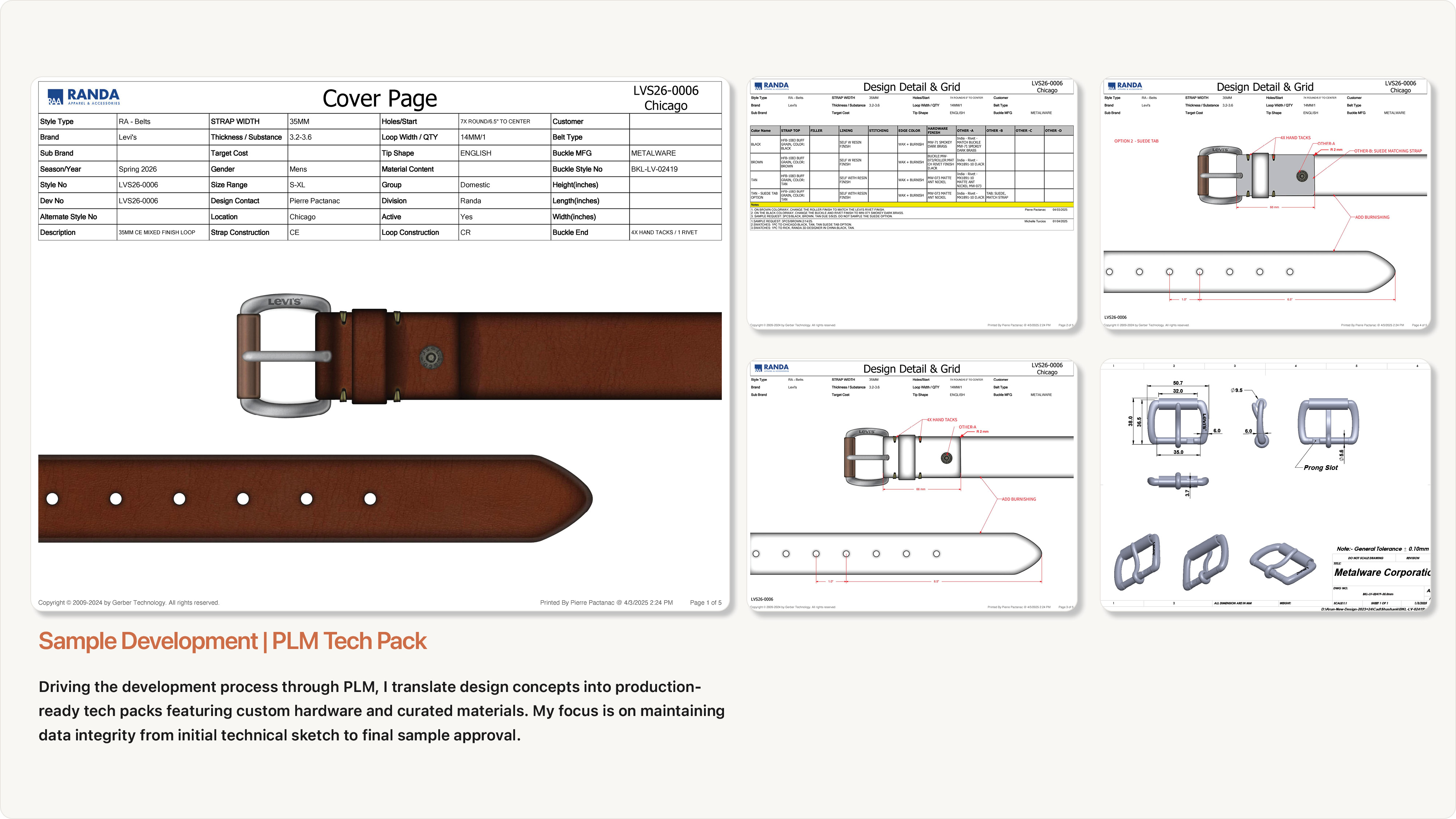 Material development